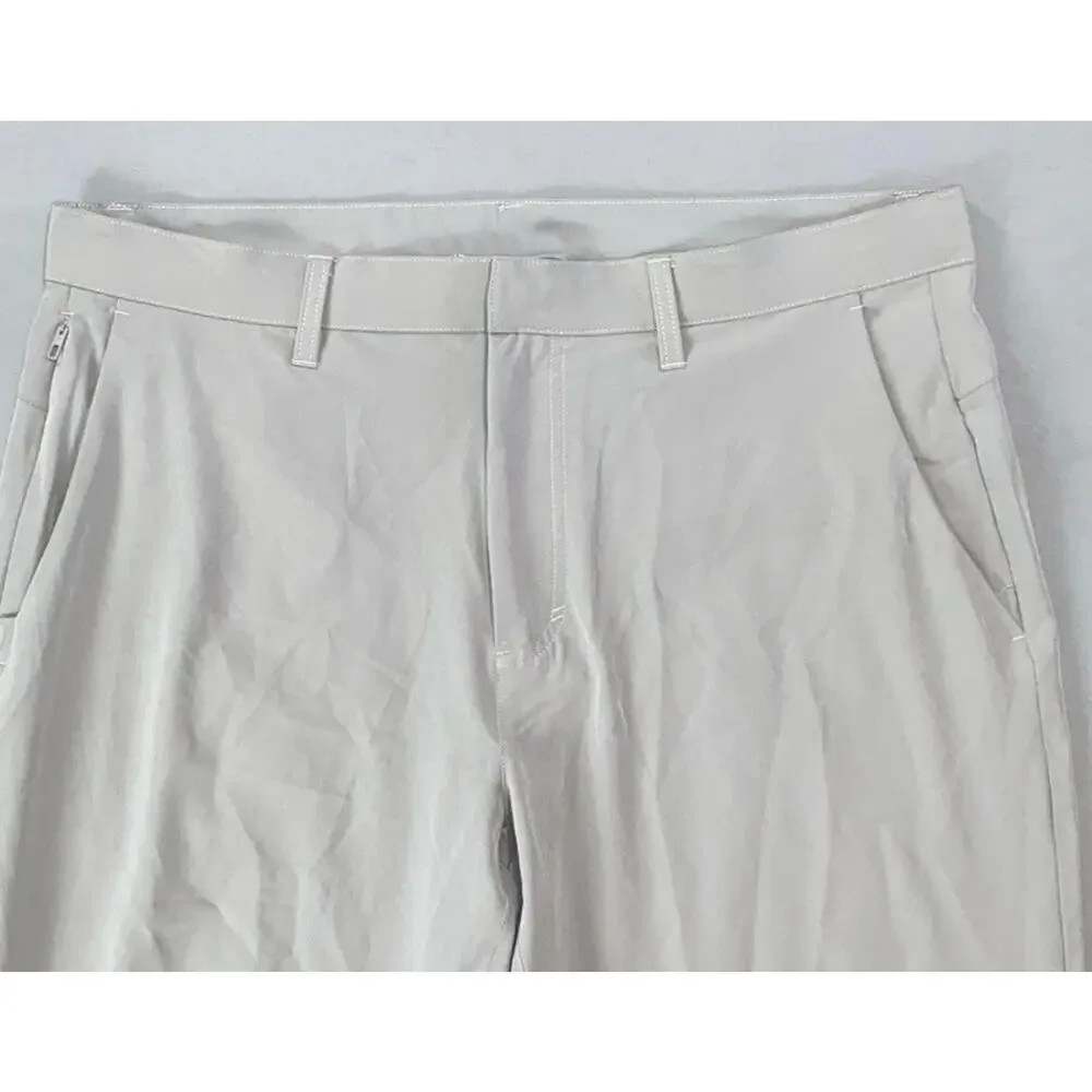 Fabletics Super Lightweight Flat Front Classic Fit 'The Only Pant'. Men's 35X31.